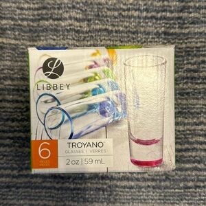 Colorful shot glasses